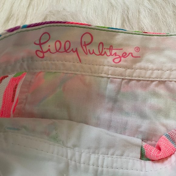 Lilly Pulitzer Buttercup Floral Scalloped Shorts - Picture 5 of 8